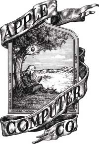 Первый логотип компании Apple 