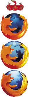 Эволюция логотипа Mozilla Firefox