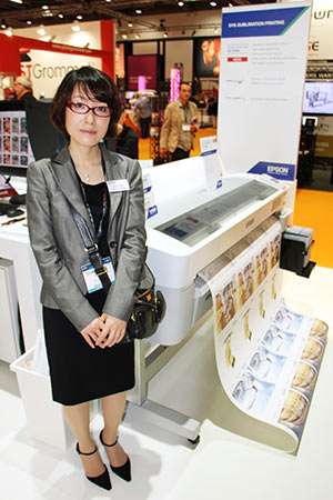 Продакт-менеджер в регионе EMEA по широкоформатным принтерам Epson на чернилах на водной основе Акио Оба