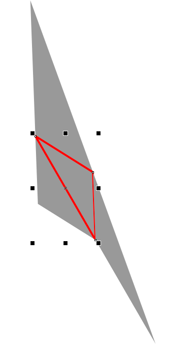 Рис. 21. Выделен объект (обведен красным) для перекрашивания в 20-процентный серый