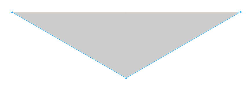 Рис. 37. Результат модификации — равнобедренный треугольник 