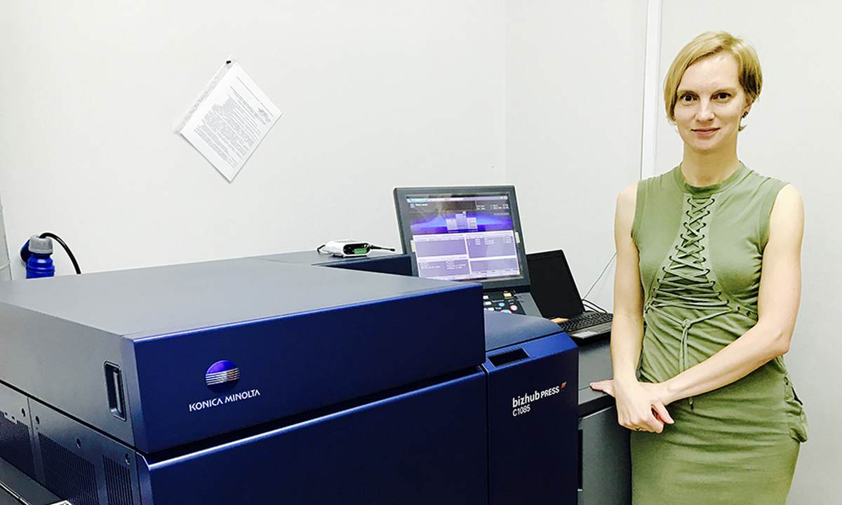 В начале июля 2017 года специалисты ГК ТЕРРАПРИНТ ввели в эксплуатацию цветную цифровую печатную машину Konica Minolta bizhub PRESS C1085 в типографии НИУ «Высшая школа экономики»