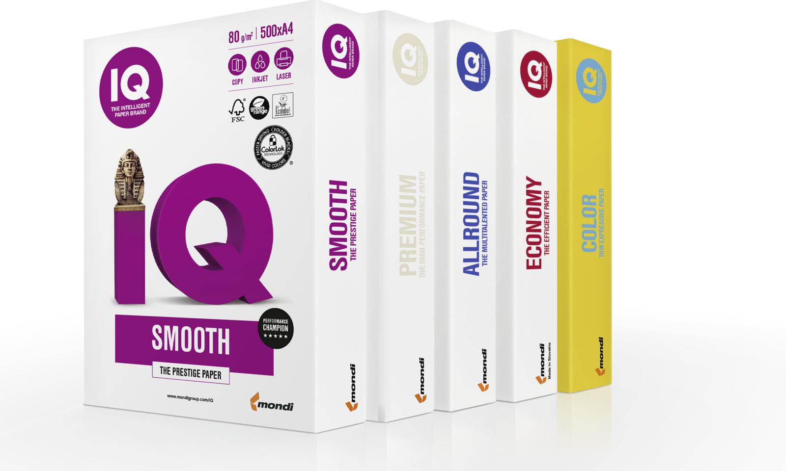 Компания Mondi объявила о редизайне коллекции бумаг IQ