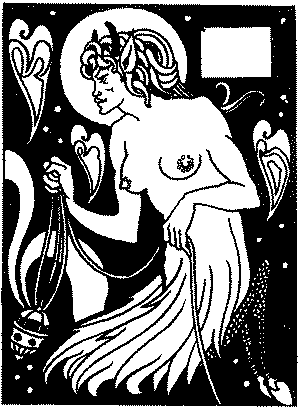 Заставка из «Смерти Артура» Т.Мэлори, 1893-1894 гг.