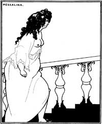 Мессалина, возвращающаяся из купальни. Иллюстрация к «Сатирам» Ювенала. 1894