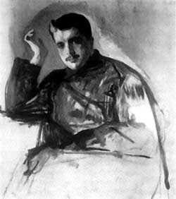Сергей Павлович Дягилев. С портрета работы В.А.Серова. 1904