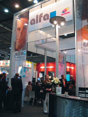 Стенд компании alfa Media Partner GmbH — одного из ведущих интеграторов в Германии