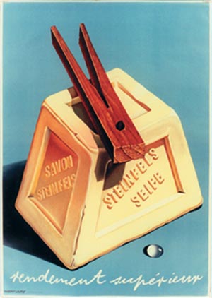Рекламный плакат мыла работы Герберта Люпина