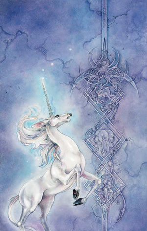 Иллюстрация для обложки книги «The First Last Unicorn and Other Beginnings» 