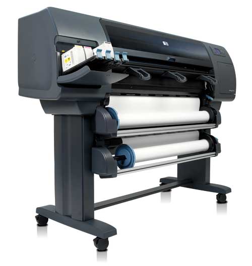 Принтеры HP Designjet 4500/4500PS сочетают высокую скорость цветной печати с низкими расходами по эксплуатации и с поддержкой автоматизированных функций копирования и сканирования