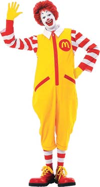 Рис. 6. Рональд Макдональд — рекламный образ, используемый сетью ресторанов McDonald’s