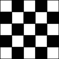 Рис. 11. Расположение элементарных точек в шахматном порядке