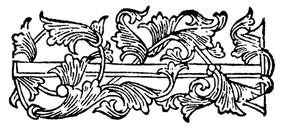 Рис. 15. Монахи Дерманской обители положили буквицу набок и в таком виде отпечатали ее в конце текста Концовка из Октоиха Дерманская типография, 1604 год