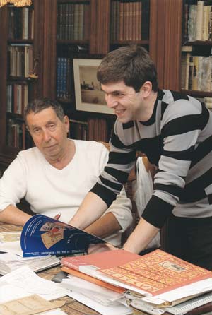 Алексей (слева) и Сергей Венгеровы — авторы библиохроники