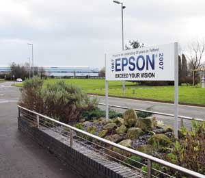 В минувшем году исполнилось 20 лет со дня основания предприятия Epson Telford Limited