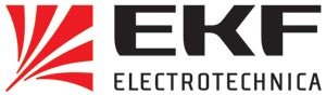 Логотип компании EKF Electrotechnica, производящей низковольтную аппаратуру, 2007