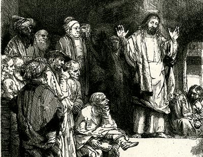 Проповедь Христа. 1652. Фрагмент