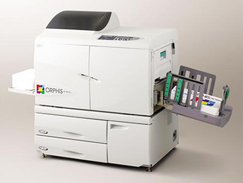 Ризограф НС5500 имеет скорость печати до 120 отт./мин