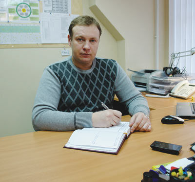 Начальник типографии ОАО «Промис» Алексей Дубровский