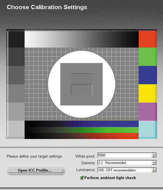 Рис. 4. Скриншоты окон настройки программ X-Rite i1Match (слева) и dispcalGUI
(графический интерфейс для системы управления цветом с открытым кодом Argyll CMS)