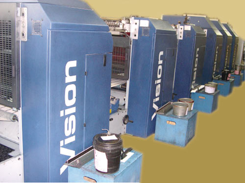 Рис. 5. Секции рулонной печатной машины Drent Vission