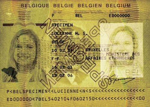 Рис. 22. Лазерная отрисовка, или повтор фотографии владельца паспорта. Данный вид защиты используется в паспортах некоторых европейских стран