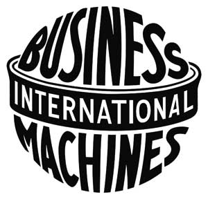 Первый логотип IBM