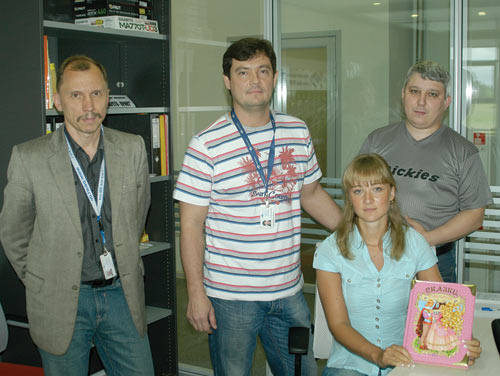 Рис. 2. В подчинении у Алексея Туза (слева) работают: системный администратор