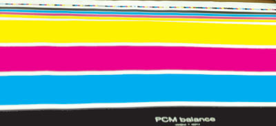 Рис. 6. Тестовая шкала, предлагаемая компанией  Heidelberg для проверки наката краски. Печать теста выполнялась на бумаге массой 115 г/м2, как рекомендуется в ISO 12647-2