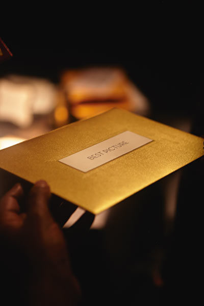 Золотой конверт для церемонии ОСКАР