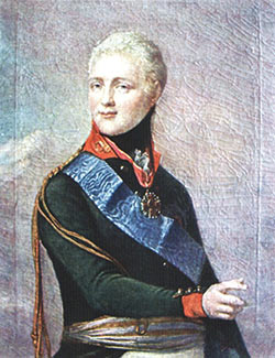 Иллюстрация: портрет российского императора Александра I