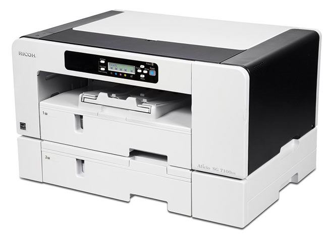 Принтер Aficio SG 7100DN на базе технологии GELJET 