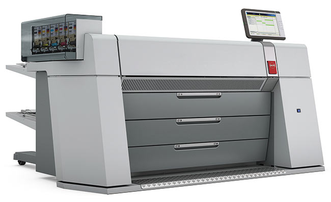 Высокопроизводительный широкоформатный принтер Oce ColorWave 900 оснащен печатающей головкой на базе технологии Memjet