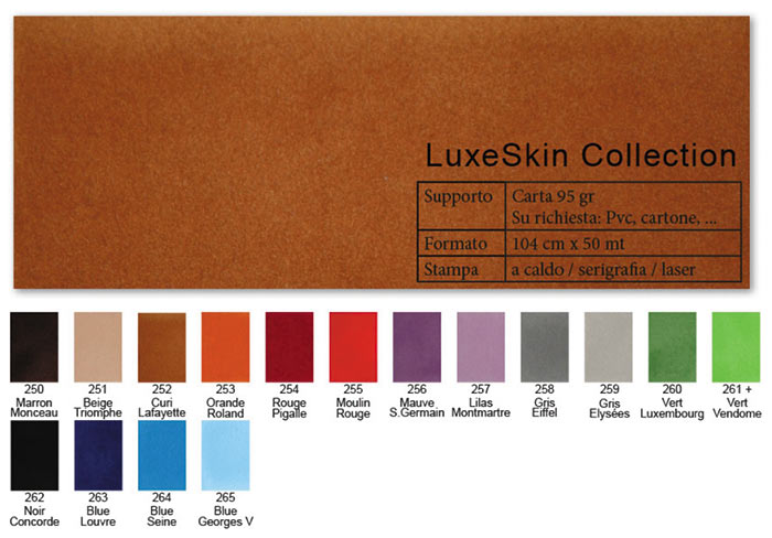 Образцы серии LuxeSkin 