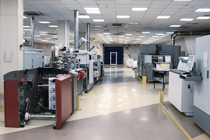 Парк печатного оборудования «АККОРД ПОСТ» включает 21 ЦПМ Oce и Canon
