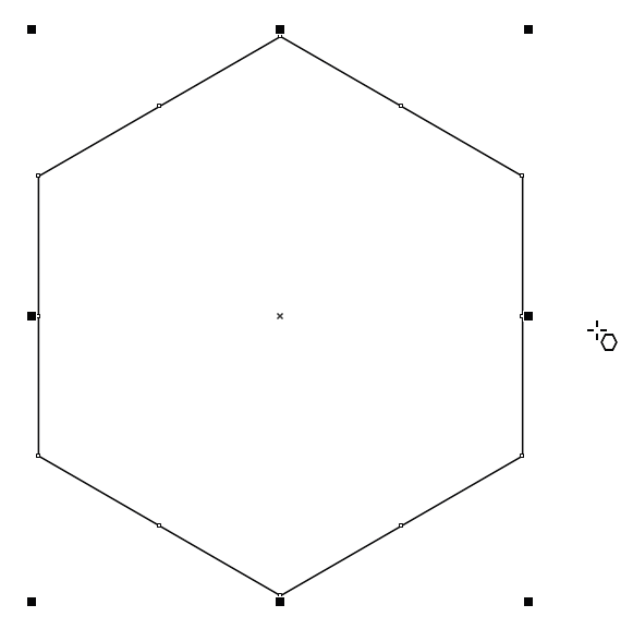 Рис. 2. Создание шестиугольника