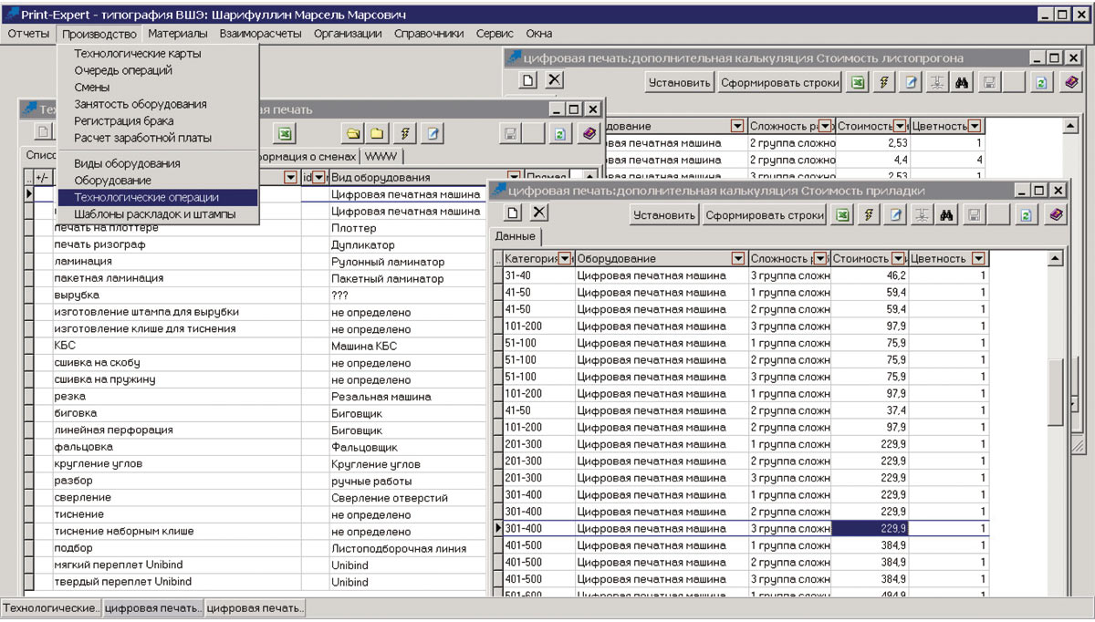 Калькулирование Калькулирование