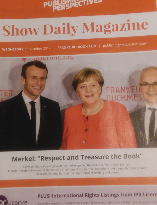 Обложка ежедневного дайджеста ярмарки: Меркель и Макрон демонстрируют единство своих стран