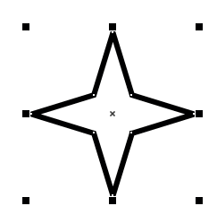 Рис. 43. Создание звезды