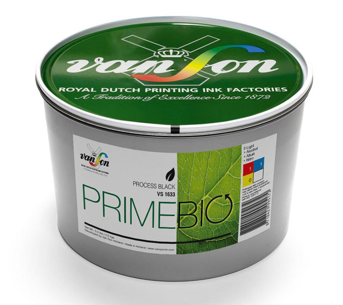 Черная краска серии PrimeBIO 
от компании VAN SON