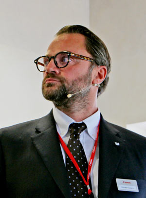 Мишель Тускано, вице-президент по решениям для широкоформатной печати графической продукции в регионе EMEA, Canon Europe