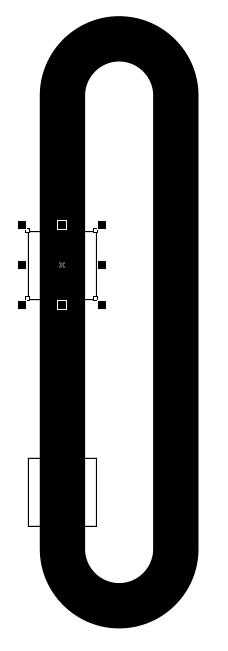 Рис. 26. Создана копия квадрата с заданным смещением по вертикали