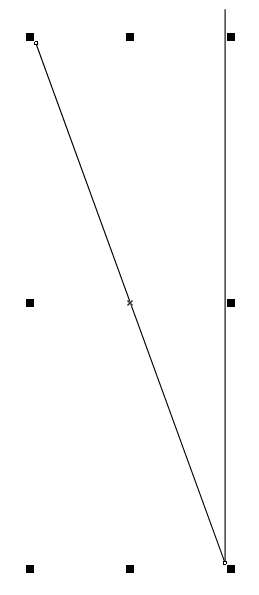 Рис. 8. Создана копия исходной линии, повернутая на 20°