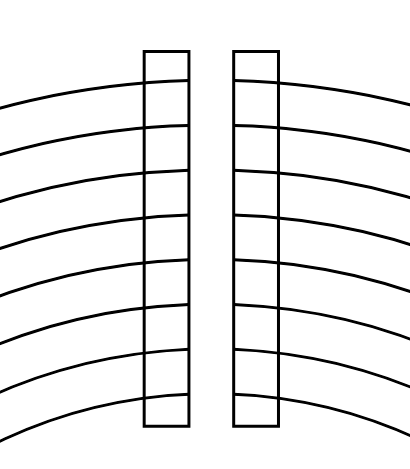Рис. 17. Удалены сегменты окружностей между прямоугольниками 
