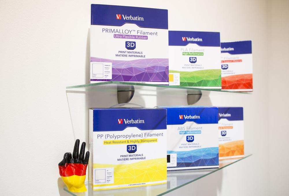 Verbatim представила новые расходные материалы для 3D печати       
