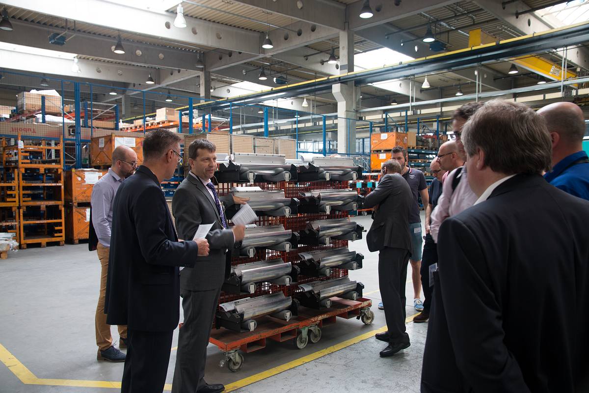 Для Heidelberg в Нове-Место изготавливаются печатные цилиндры.