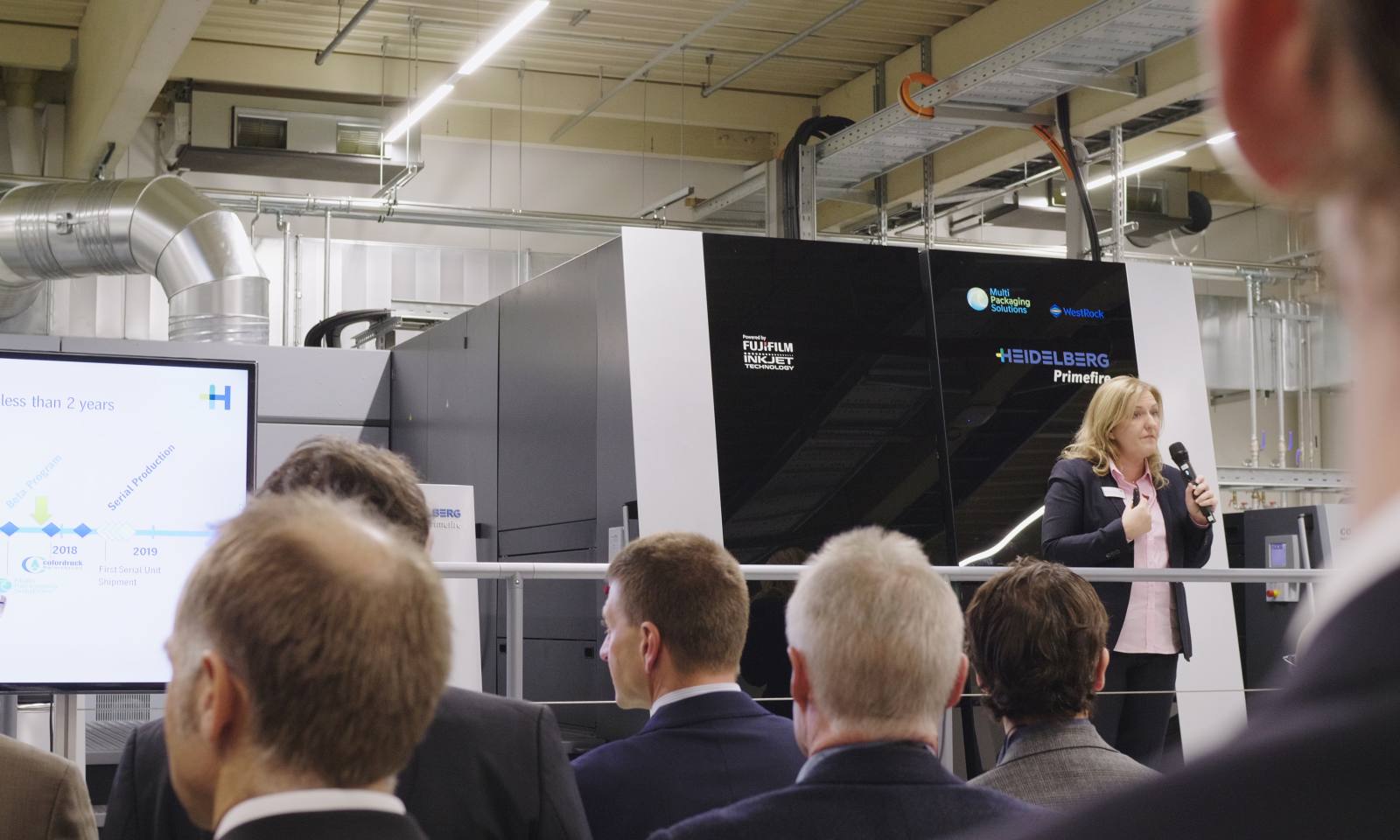 Демонстрация Heidelberg Primefire 106 европейским производителям упаковки