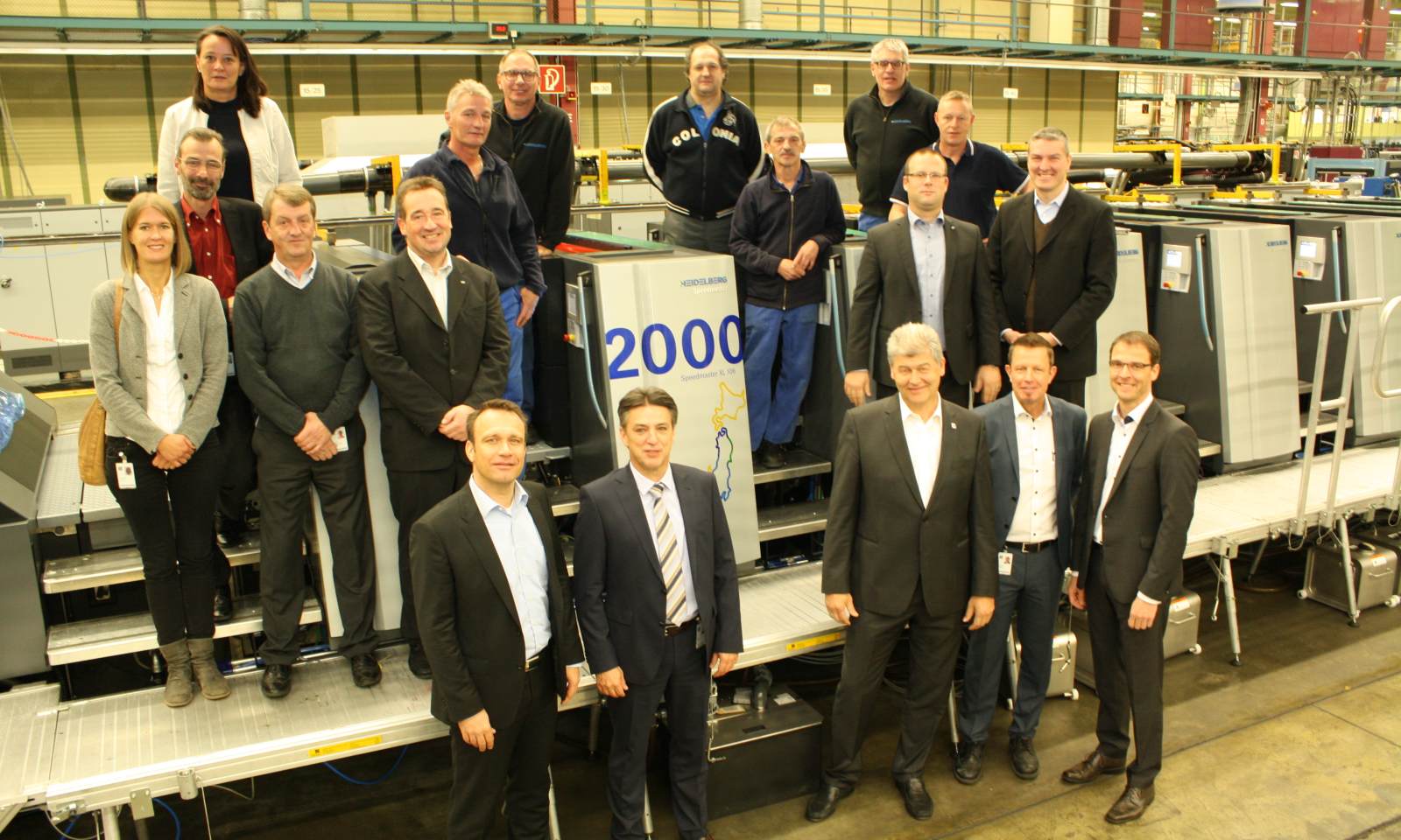 2000-я машина Speedmaster XL 106