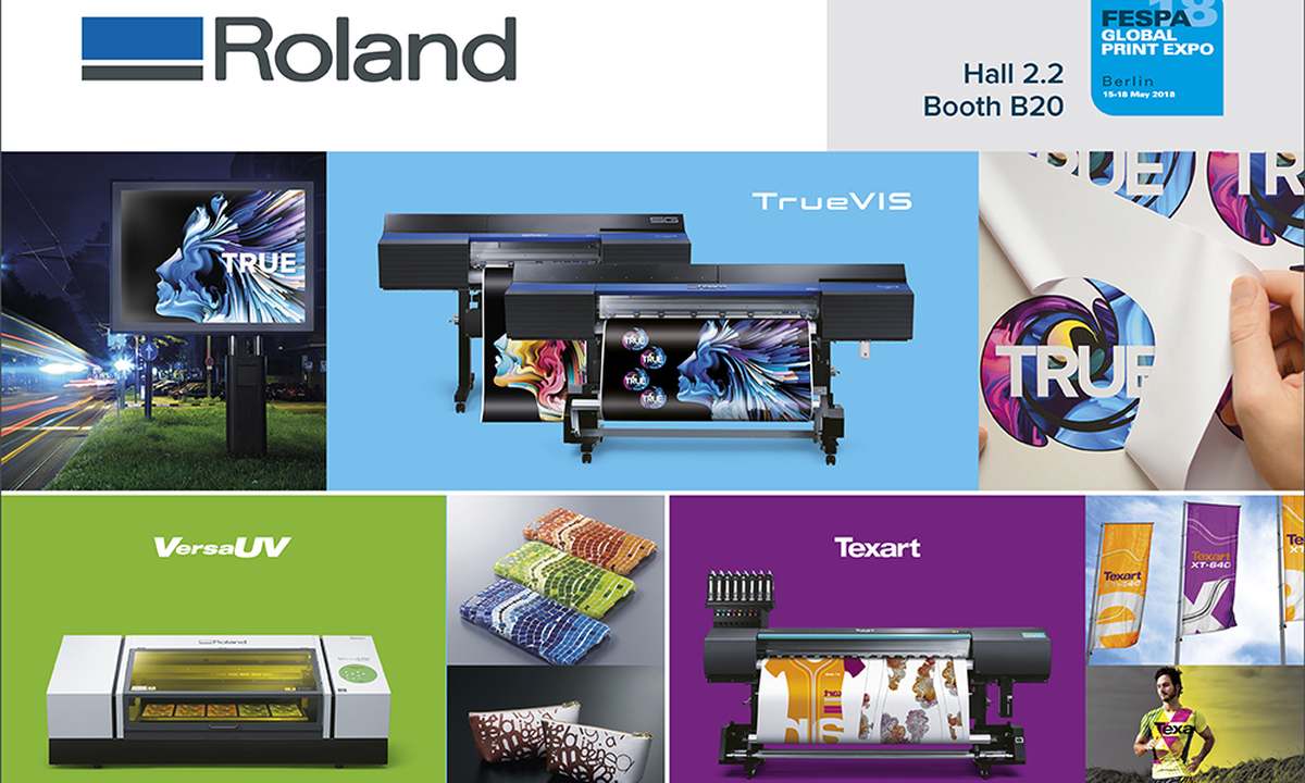 Компания Roland DG объявила о своем намерении продемонстрировать широкий ряд принтеров/каттеров, а также оборудования для УФ и сублимационной печати