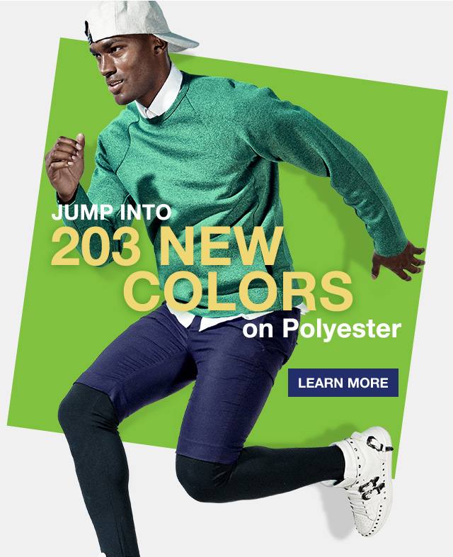 Pantone представил новый набор из 203 цветовых образцов для печати на полиэфирных тканях